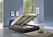 Storage bed w/ low-modern profile in blue-gray by Beverly Hills additional picture 2