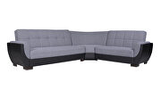 Modern sectional w/ storage by Casamode additional picture 2