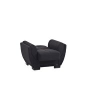 Black fabric sleeper sofa w/ storage by Casamode additional picture 10