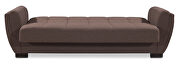 Cocoa fabric sleeper sofa w/ storage by Casamode additional picture 6