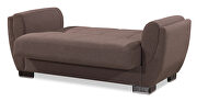 Cocoa fabric sleeper loveseat w/ storage by Casamode additional picture 3