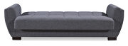 Light gray fabric sleeper sofa w/ storage by Casamode additional picture 6