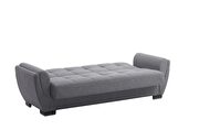 Light gray fabric sleeper sofa w/ storage by Casamode additional picture 10
