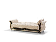 Beige chenille middle-eastern style traditional sofa by Casamode additional picture 5