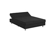 Queen size gray microfiber lift bed w/ storage by Casamode additional picture 3