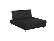 Queen size gray microfiber lift bed w/ storage by Casamode additional picture 5