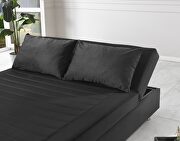 Queen size gray microfiber lift bed w/ storage by Casamode additional picture 8