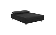 Full size gray microfiber lift bed w/ storage by Casamode additional picture 3