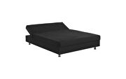 Full size gray microfiber lift bed w/ storage by Casamode additional picture 5