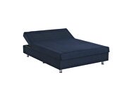 Queen size blue microfiber lift bed w/ storage by Casamode additional picture 3