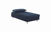 Twin size blue microfiber lift bed w/ storage by Casamode additional picture 4