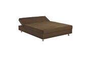 Full size brown microfiber lift bed w/ storage by Casamode additional picture 5
