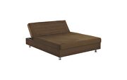 Full size brown microfiber lift bed w/ storage by Casamode additional picture 6