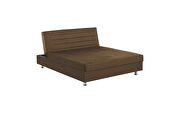 Full size brown microfiber lift bed w/ storage by Casamode additional picture 7