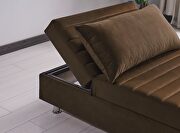 Twin size brown microfiber lift bed w/ storage by Casamode additional picture 3