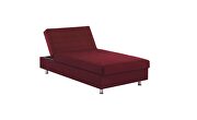 Twin size burgundy microfiber lift bed w/ storage by Casamode additional picture 7
