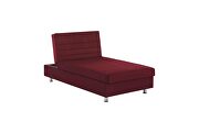 Twin size burgundy microfiber lift bed w/ storage by Casamode additional picture 8