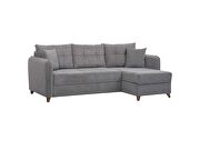 Chenille fabric casual style reversible sectional sofa by Casamode additional picture 2