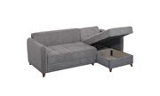 Chenille fabric casual style reversible sectional sofa by Casamode additional picture 3