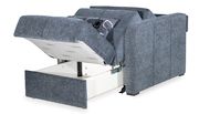 Sleeper convertible loveseat w/ storage in gray by Casamode additional picture 6