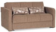 Sleeper convertible sofabed w/ storage in brown additional photo 5 of 6