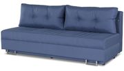 Queen size sofa bed w/ bedding storage in blue by Casamode additional picture 2