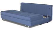 Queen size sofa bed w/ bedding storage in blue by Casamode additional picture 4