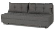 Queen size sofa bed w/ bedding storage in gray by Casamode additional picture 2