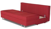 Queen size sofa bed w/ bedding storage in red by Casamode additional picture 3