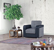 Reversilble black pu sectional by Casamode additional picture 10