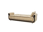 Classic style casual sofa in beige chenille fabric by Casamode additional picture 4
