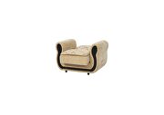 Classic style casual sofa in beige chenille fabric by Casamode additional picture 10
