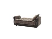 Classic style casual sofa in gray chenille fabric by Casamode additional picture 7