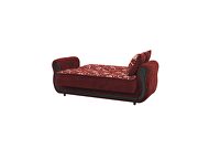 Classic style casual sofa in burgundy chenille fabric by Casamode additional picture 7