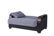 Microfiber gray sofa w/ storage and bed by Casamode additional picture 6