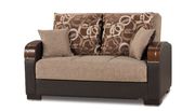 Brown polyester fabric modern sofa / sofa bed w/ storage by Casamode additional picture 7
