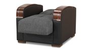Polyester fabric modern sofa / sofa bed w/ storage additional photo 3 of 8
