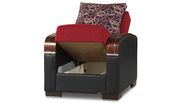 Polyester fabric modern chair w/ storage additional photo 3 of 2