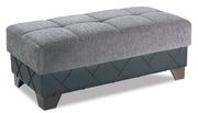 Gray unique design sectional w/ bed/storage additional photo 5 of 4