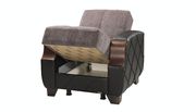 Floket gray chair w/ storage by Casamode additional picture 3