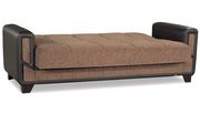 Chenille brown fabric modern sofa / bed series by Casamode additional picture 9