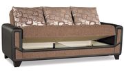Chenille brown fabric modern sofa / bed series by Casamode additional picture 10