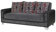 Chenille gray fabric modern sofa / bed series by Casamode additional picture 8