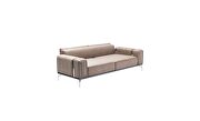Exclusive concept stylish beige microfiber modern sofa by Casamode additional picture 3