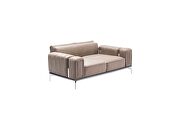 Exclusive concept stylish beige microfiber modern sofa by Casamode additional picture 4