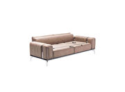 Exclusive concept stylish beige microfiber modern sofa by Casamode additional picture 6