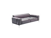 Exclusive concept stylish gray microfiber modern sofa by Casamode additional picture 6