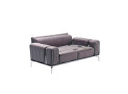 Exclusive concept stylish gray microfiber modern sofa by Casamode additional picture 7