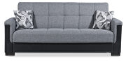 Two-toned fabric / leather sofa sleeper by Casamode additional picture 2