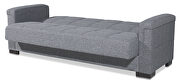 Gray all fabric sofa sleeper by Casamode additional picture 5